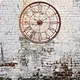 Farmhouse Rustique Roman Iron Wall Clock